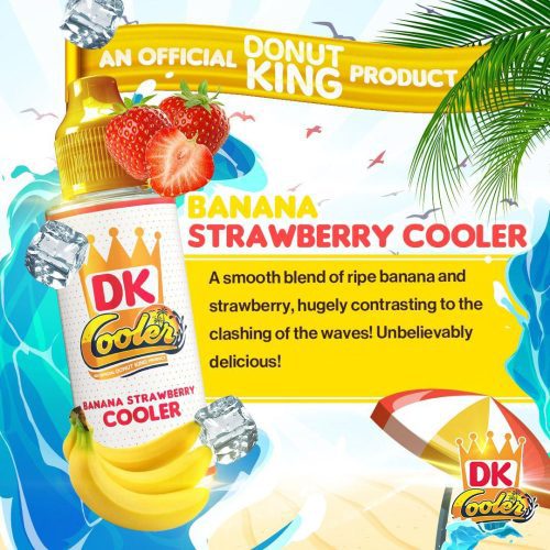 Donut King - Donut King Cooler 100ML Shortfill - theno1plugshop